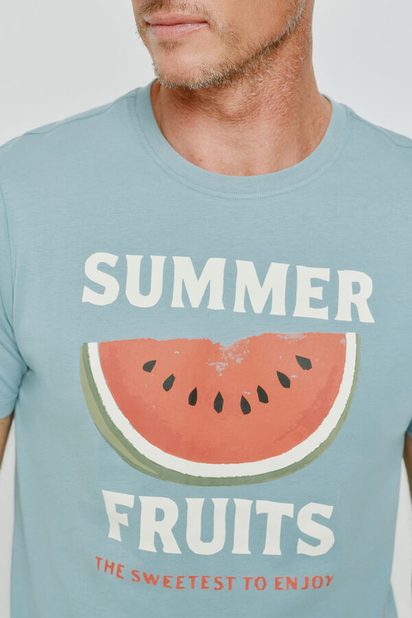 Milano T-shirt de manga curta Cinza medio