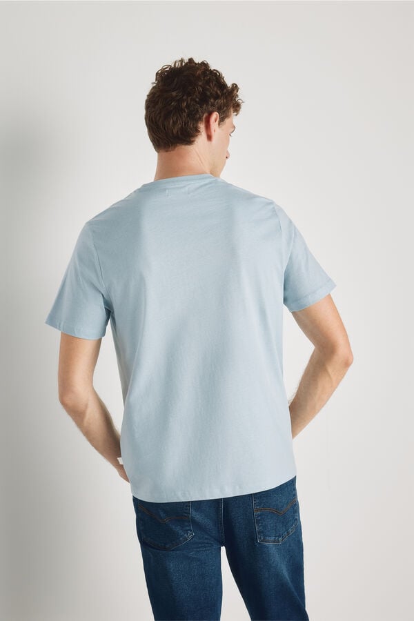 Milano T-shirt b&aacute;sica Azul