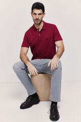 Springfield Polo manga curta F&uacute;csia