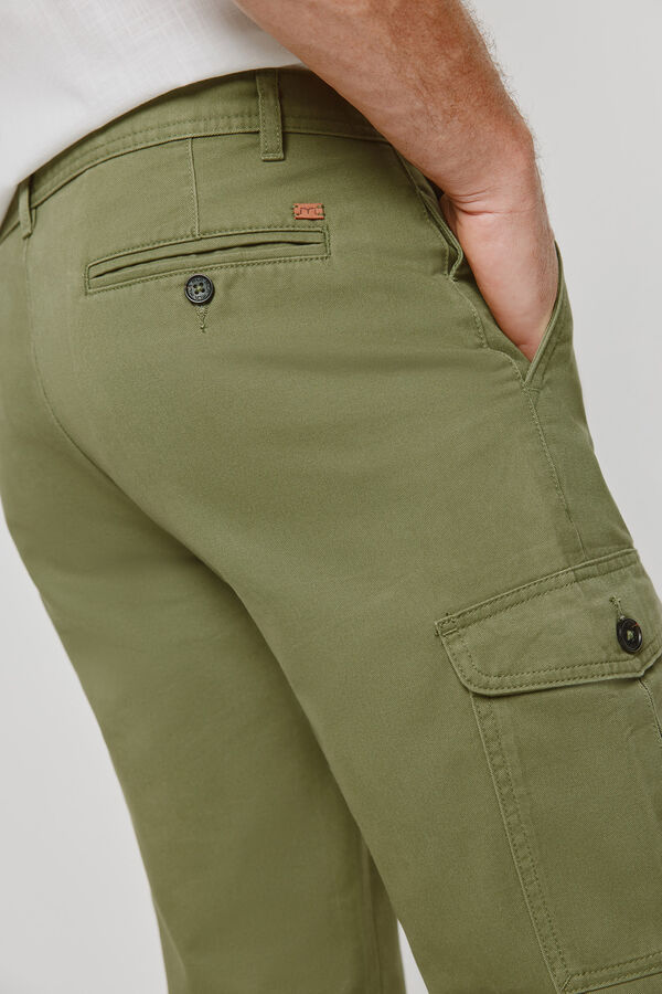 Milano Cal&ccedil;as cargo C&aacute;qui escuro