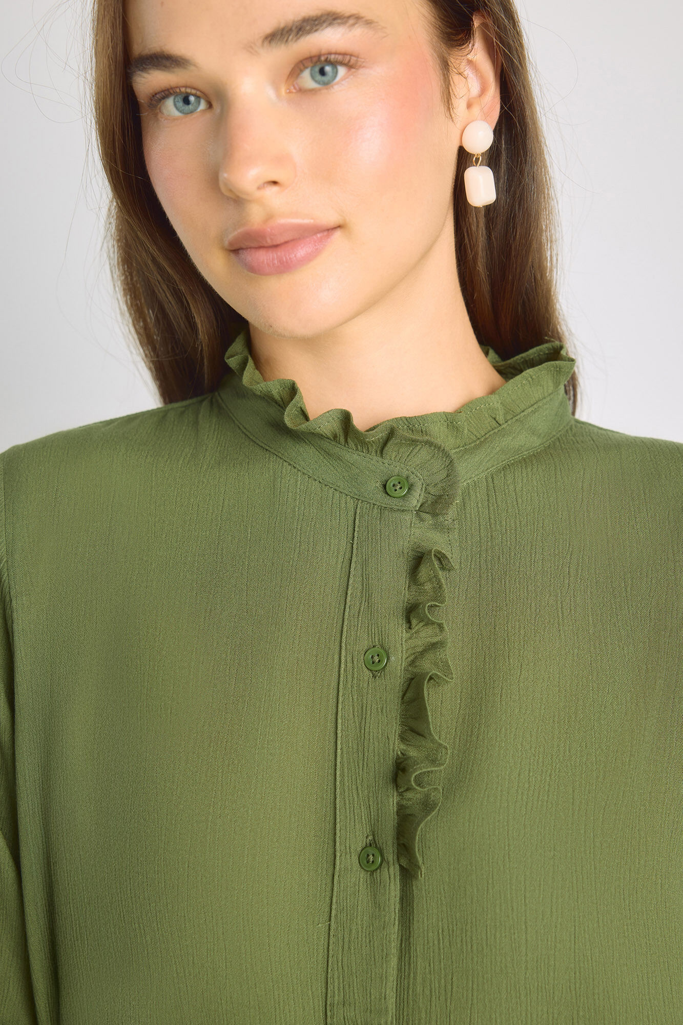Milano Camisa cuello mao