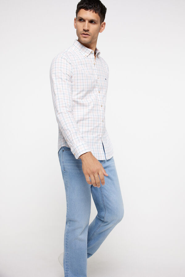 Pedro del Hierro Pantalón Denim Regular Azul