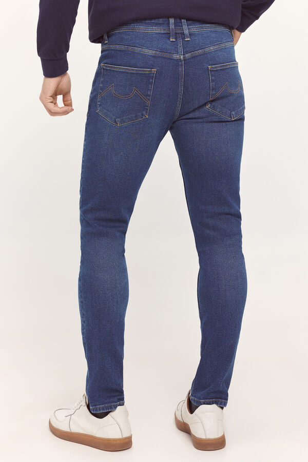 Milano Cal&ccedil;as denim skinny Azul claro