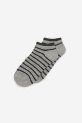 Fifty Outlet Calcetines tobilleros Gris Claro