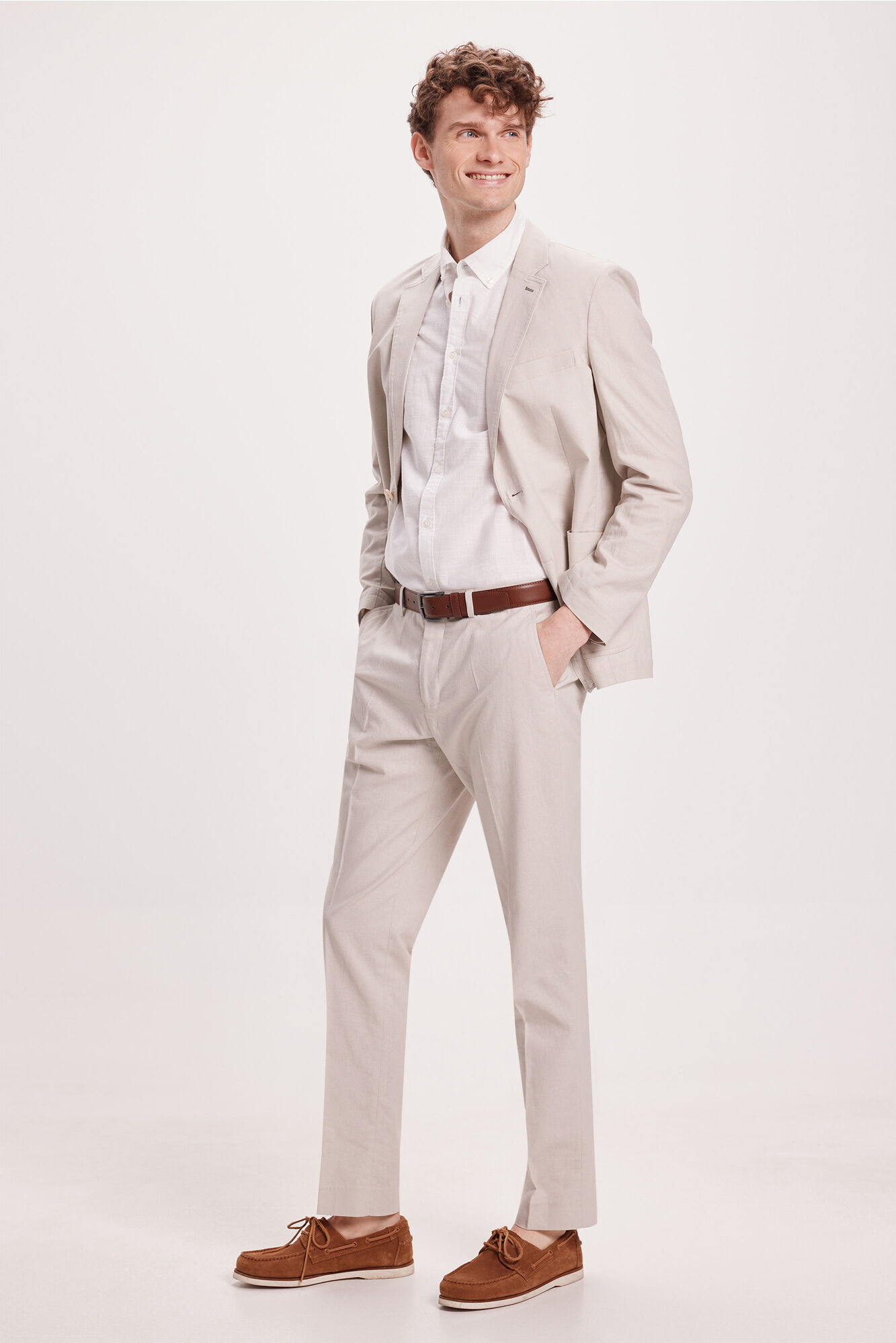 Milano Pantal&oacute;n de Vestir Lino