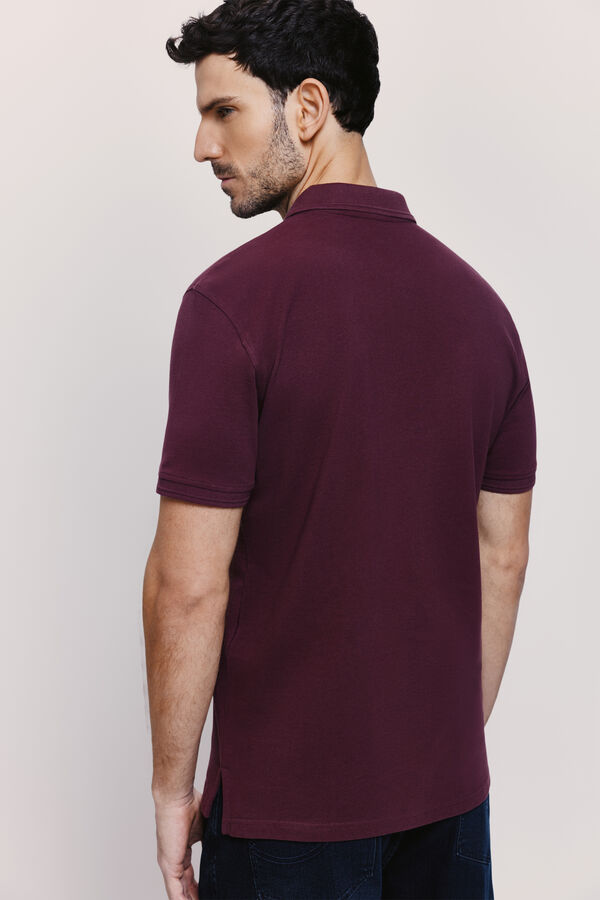 Springfield Polo manga curta Bordeaux