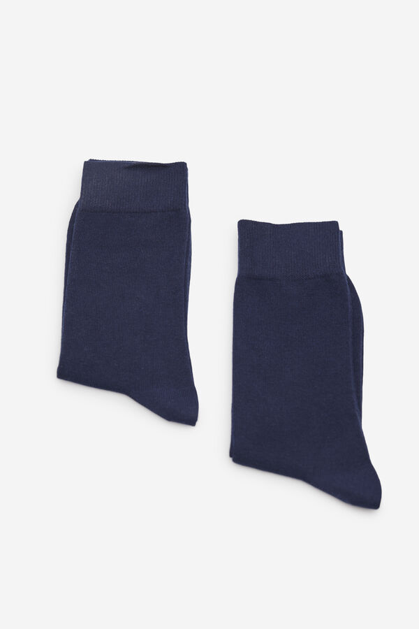 Milano Calcet&iacute;n liso Navy