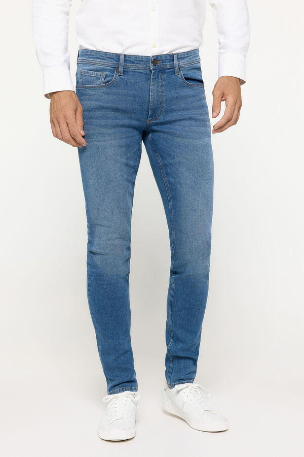 Milano Pantal&oacute;n Denim Skinny Azul