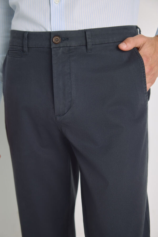 Pedro del Hierro Pantal&oacute;n chino regular fit Navy