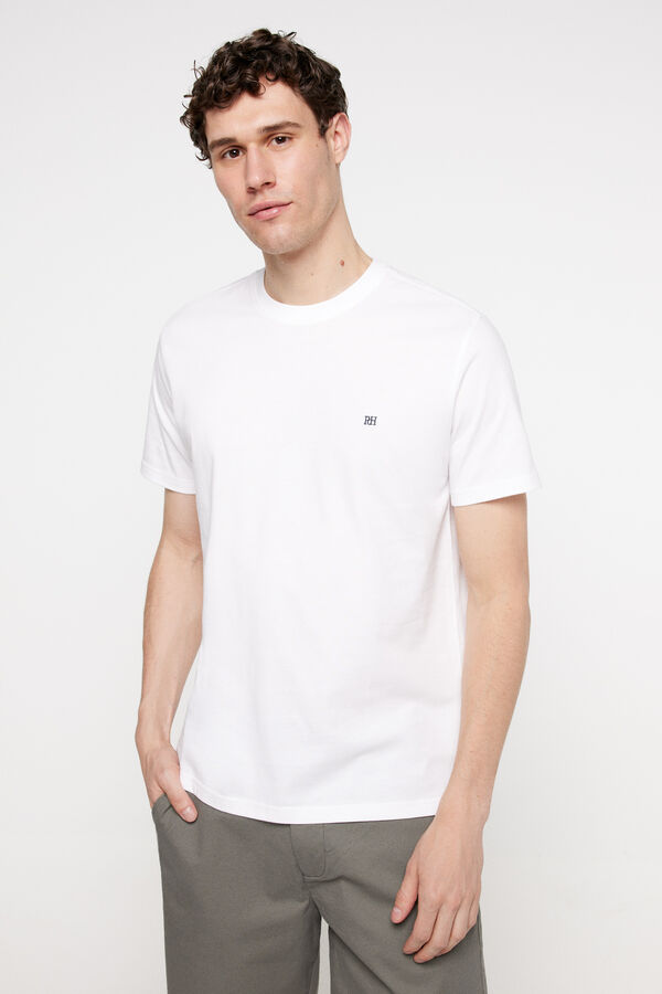Fifty Outlet Camiseta básica PdH Blanco