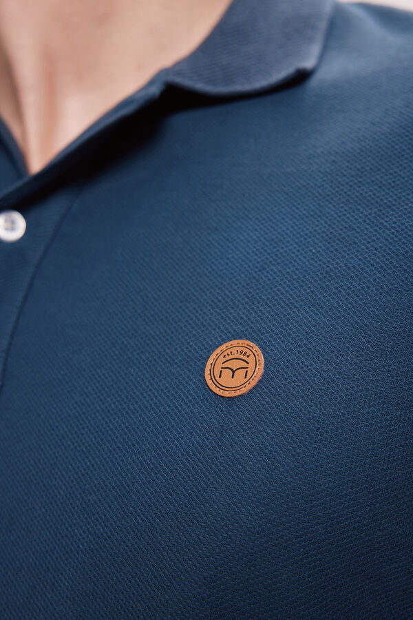 Milano Polo piqu&eacute; Azul