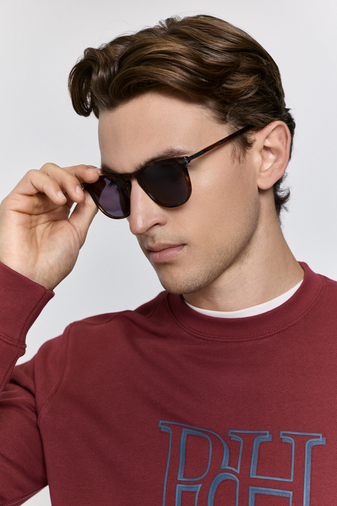 Pedro del Hierro Sudadera logo PdH regular fit