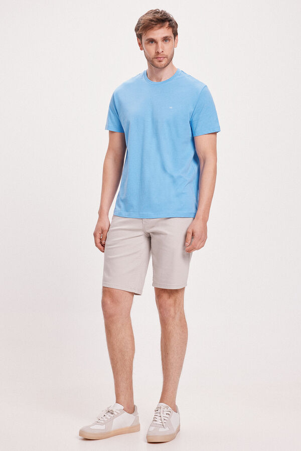 Milano Camiseta B&aacute;sica Azul