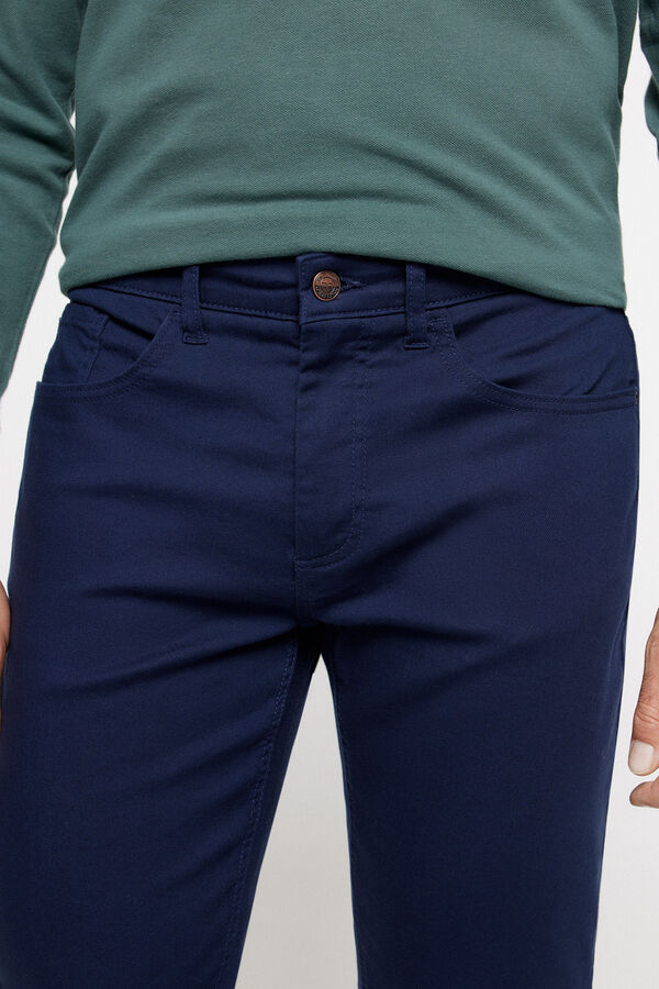 Fifty Outlet Pantalón 5 Bolsillos Slim Navy