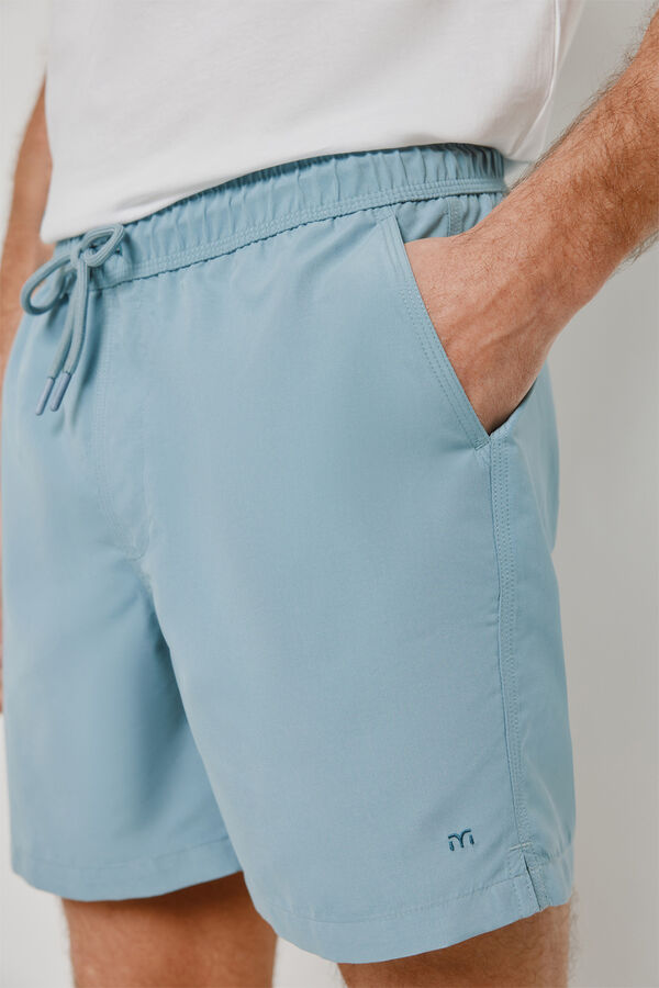 Milano Fato de banho liso Azul