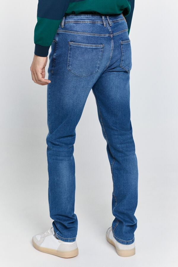 Milano Calça calça slim fit Azul