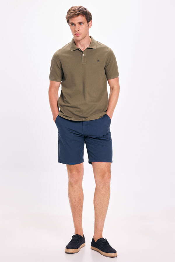 Pedro del Hierro Polo B&aacute;sico PDH C&aacute;qui escuro