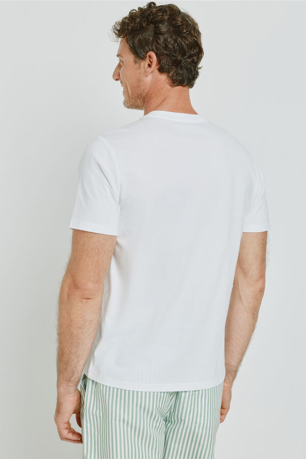 Milano T-shirt de manga curta Branco