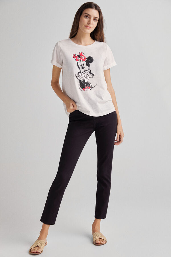 Fifty Outlet T-shirt Minnie Marfim