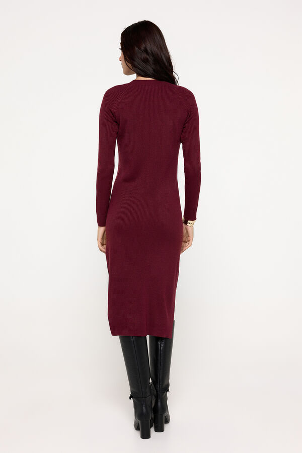 Milano Vestido tricot Granate