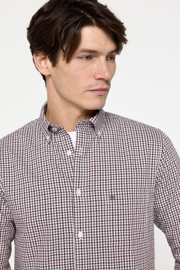 Pedro del Hierro Camisa Twill Cuadros Pedro del Hierro Verde