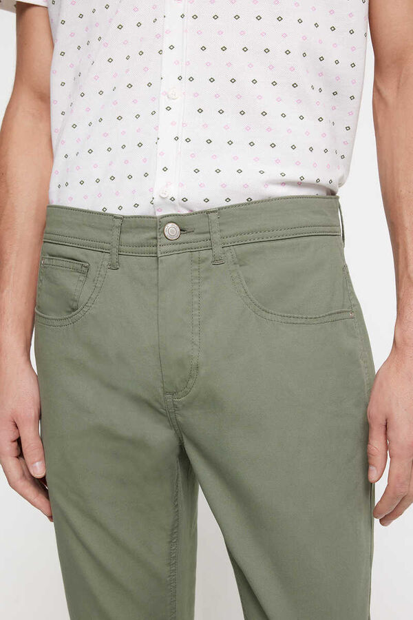 Milano Cal&ccedil;as 5 bolsos Verde