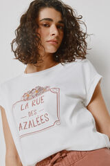 Milano T-shirt estampada de manga curta Branco