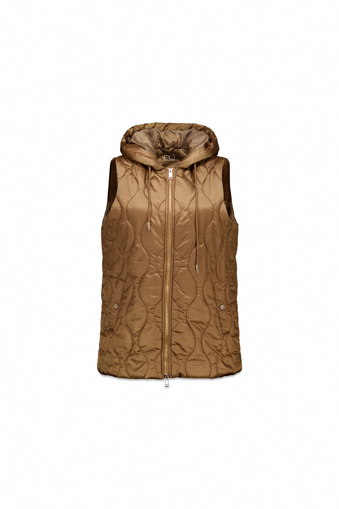 Milano Chaleco acolchado con capucha