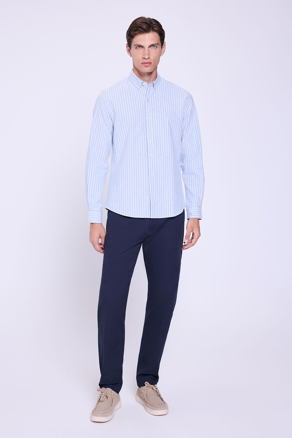 Springfield Calças Chino Slim Fit Marinho