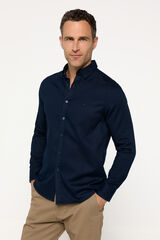 Milano Camisa Sport Estrutura Marinho