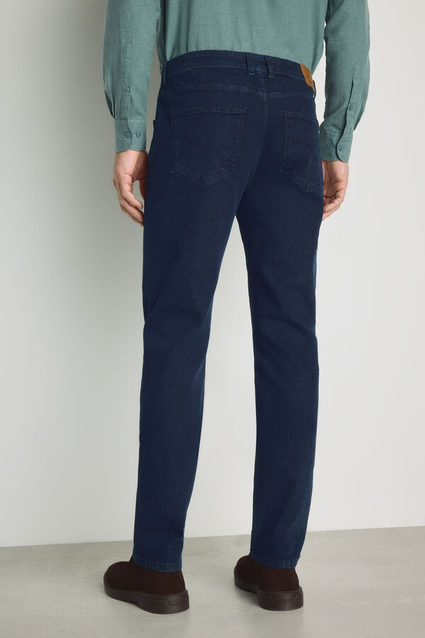 Milano Cal&ccedil;as jeans regular fit Marinho