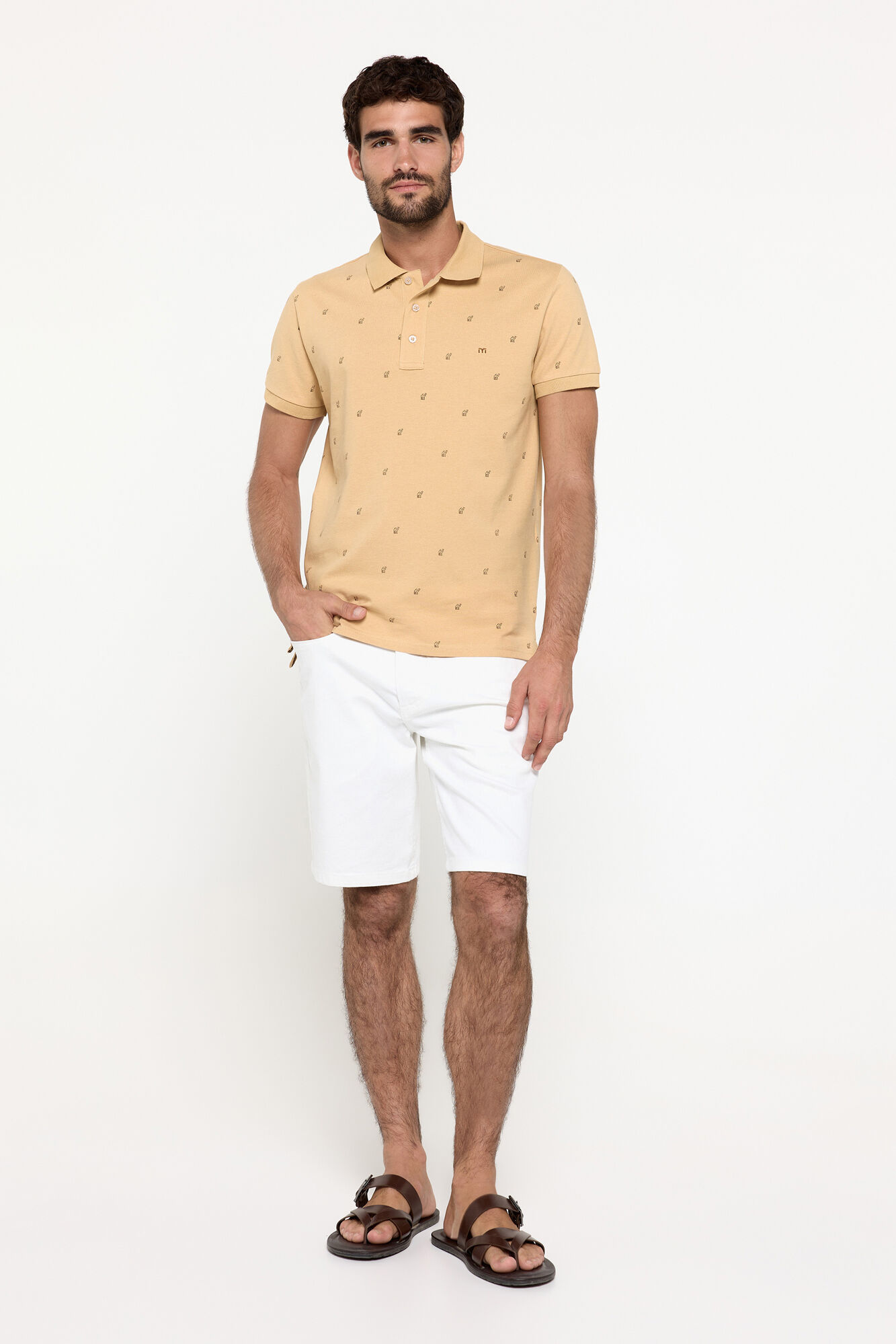 Milano Polo totalmente estampado