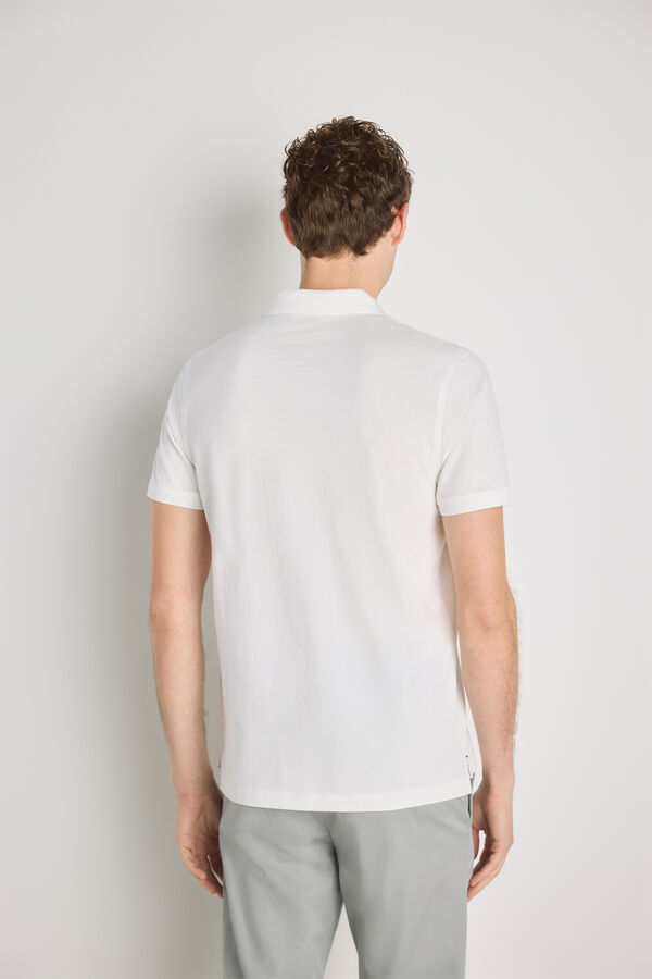Pedro del Hierro Polo de manga curta Branco