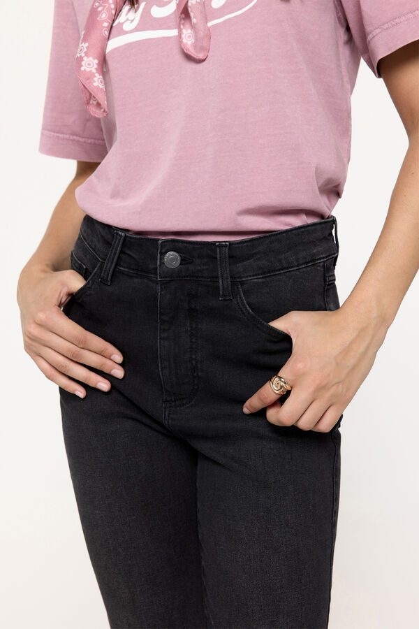 Milano Calças denim skinny Preto