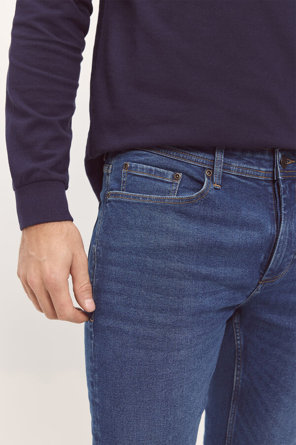 Milano Cal&ccedil;as denim skinny Azul claro