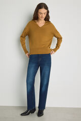 Milano Pantal&oacute;n denim regular Navy