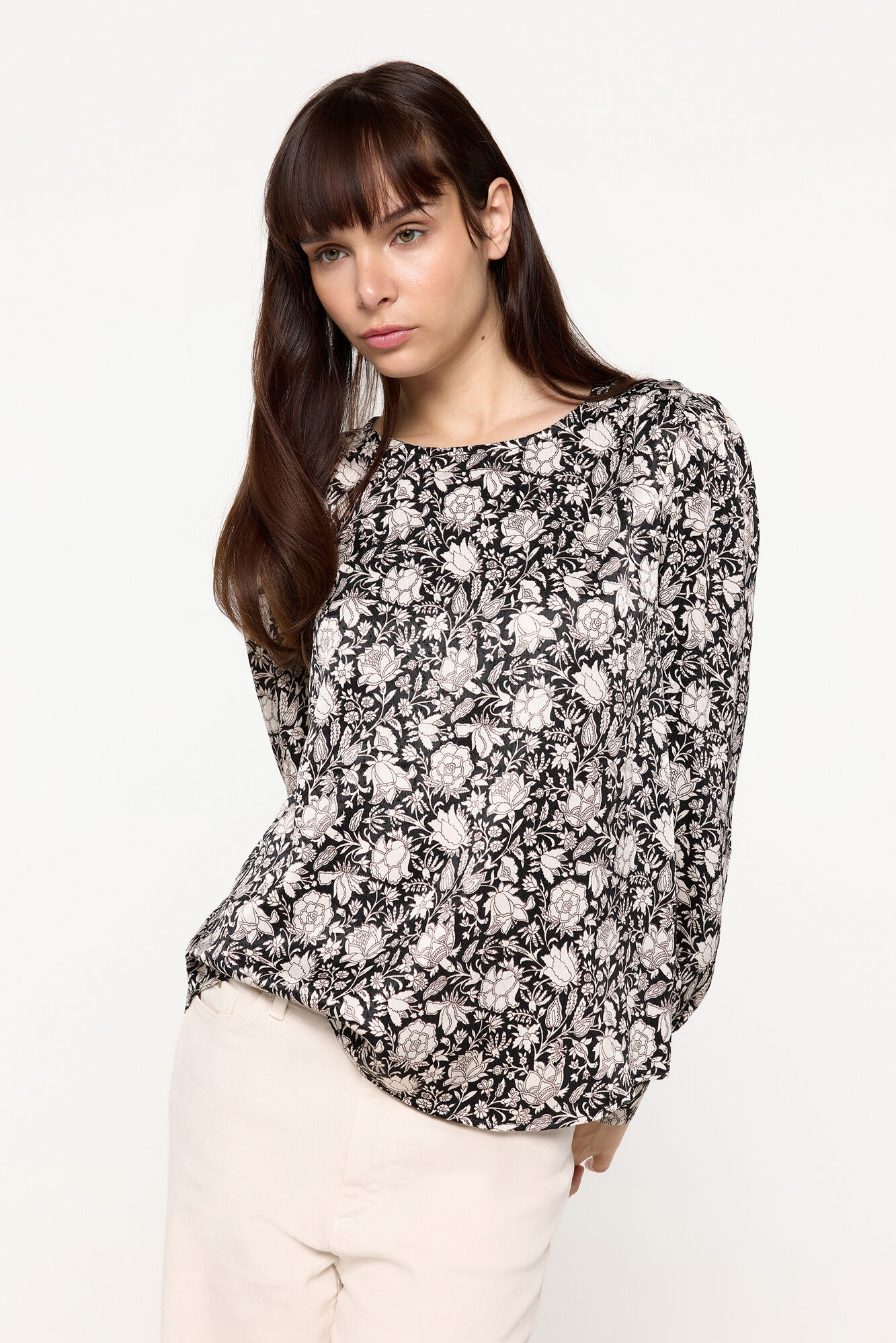 Milano Blusa acetinada