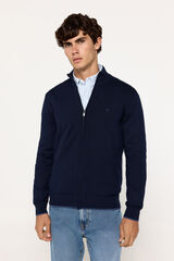 Milano Chaqueta Punto Cremallera Navy