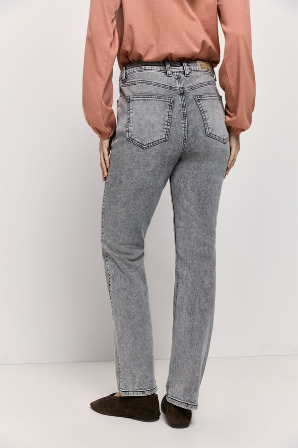 Milano Pantal&oacute;n denim regular Gris Claro