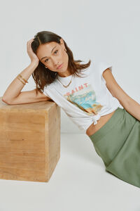 Milano T-shirt estampada de manga curta