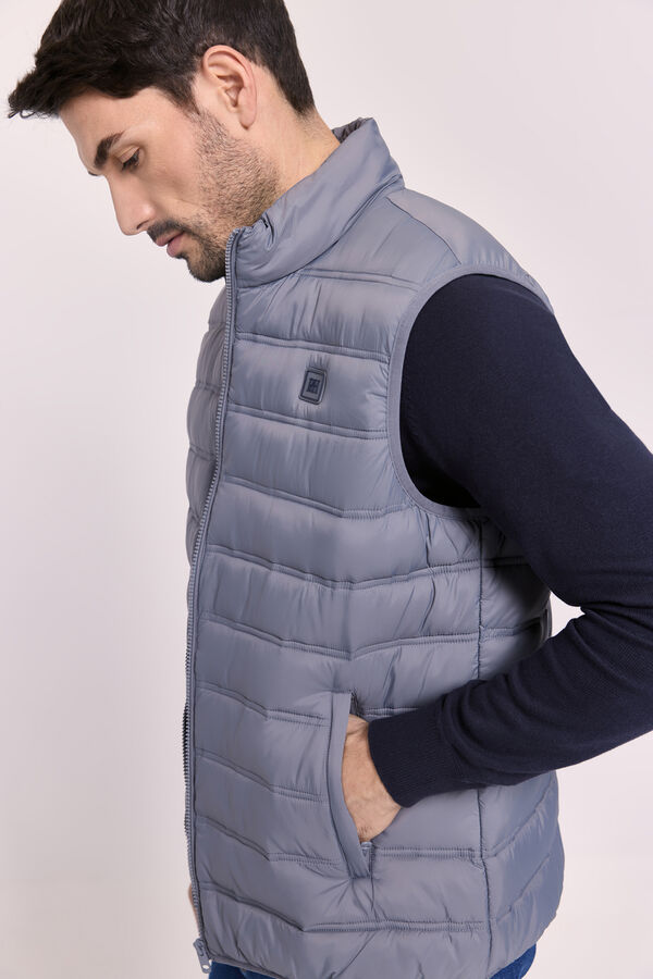 Pedro del Hierro Colete acolchoado ultralight Cinza medio