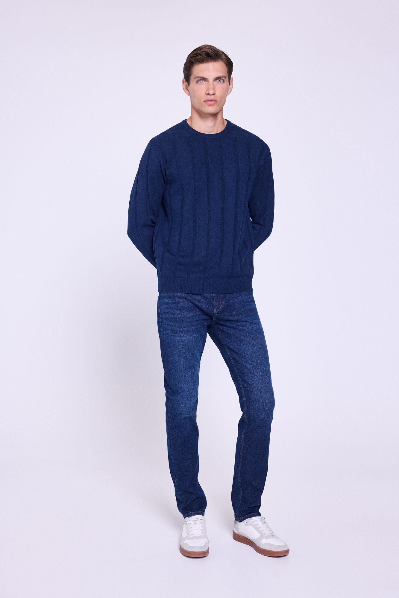 Milano Jersey B&aacute;sico Rib Cuello Redondo