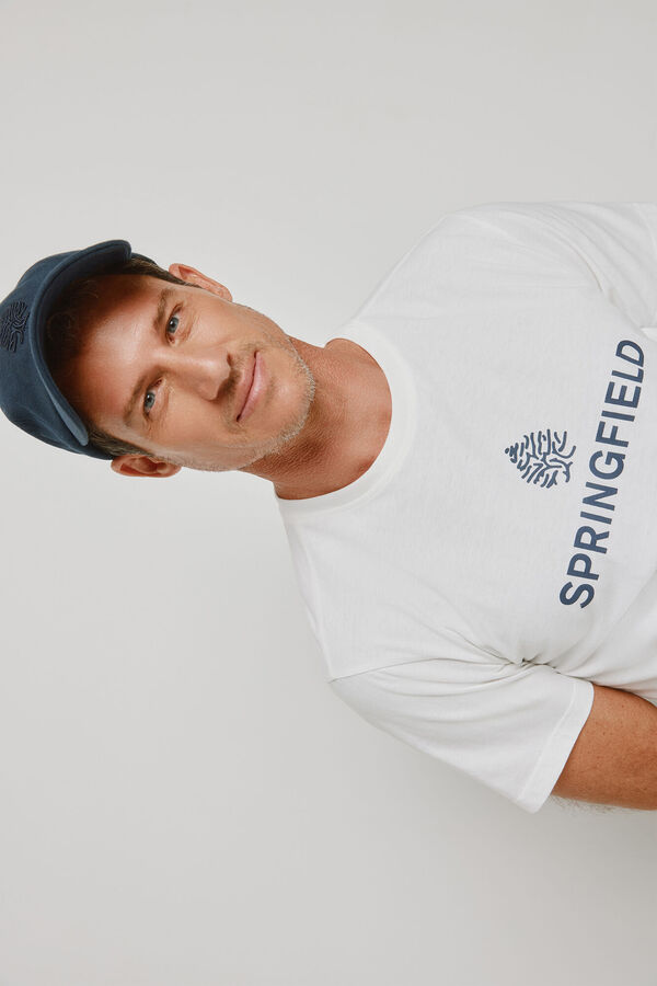 Springfield Camiseta manga corta Blanco