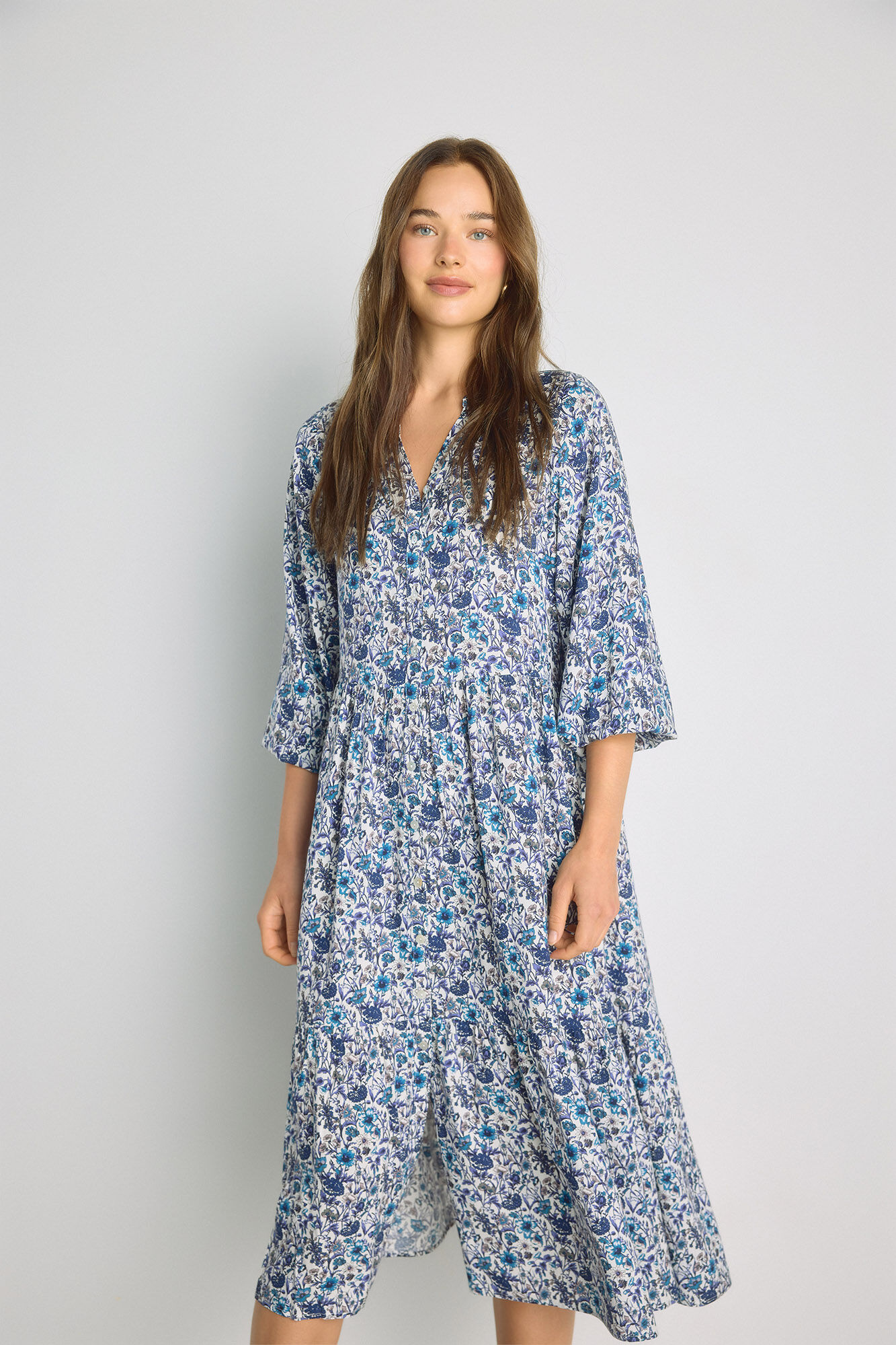 Milano Vestido com decote em bico
