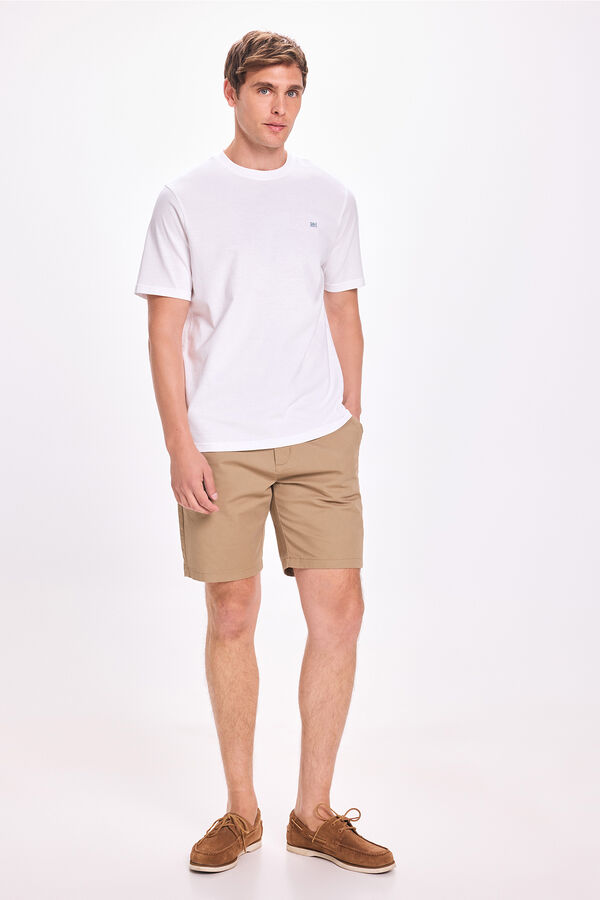 Pedro del Hierro T-shirt B&aacute;sica PDH Branco