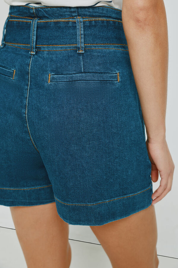 Milano Bermuda jeans regular fit Marinho