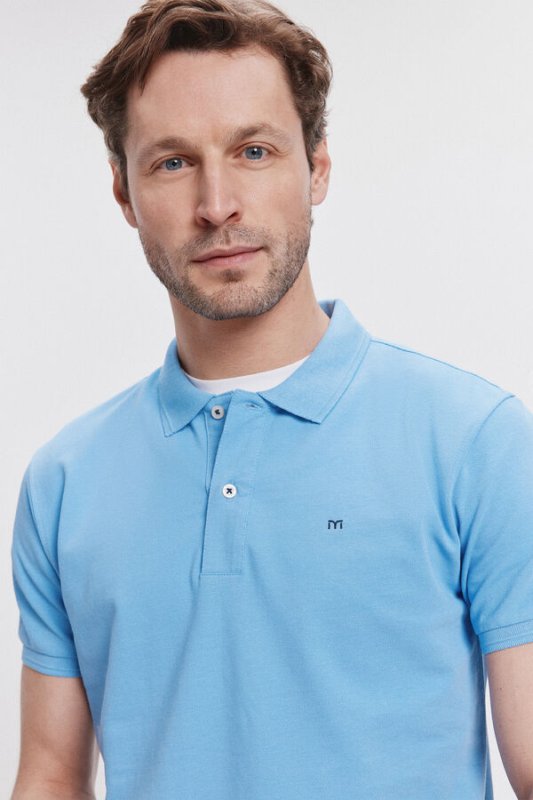 Milano Polo B&aacute;sico Milano Azul