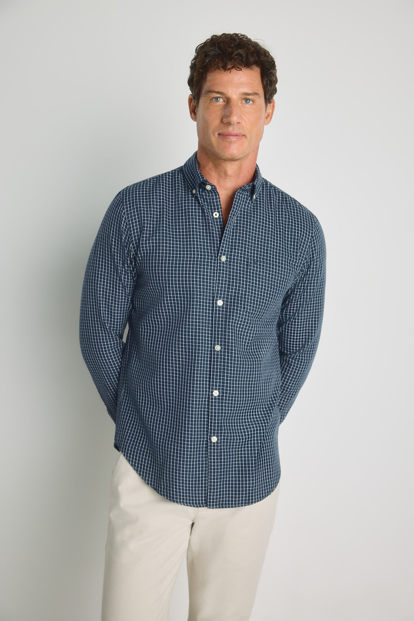 Milano Camisa cuadros manga larga