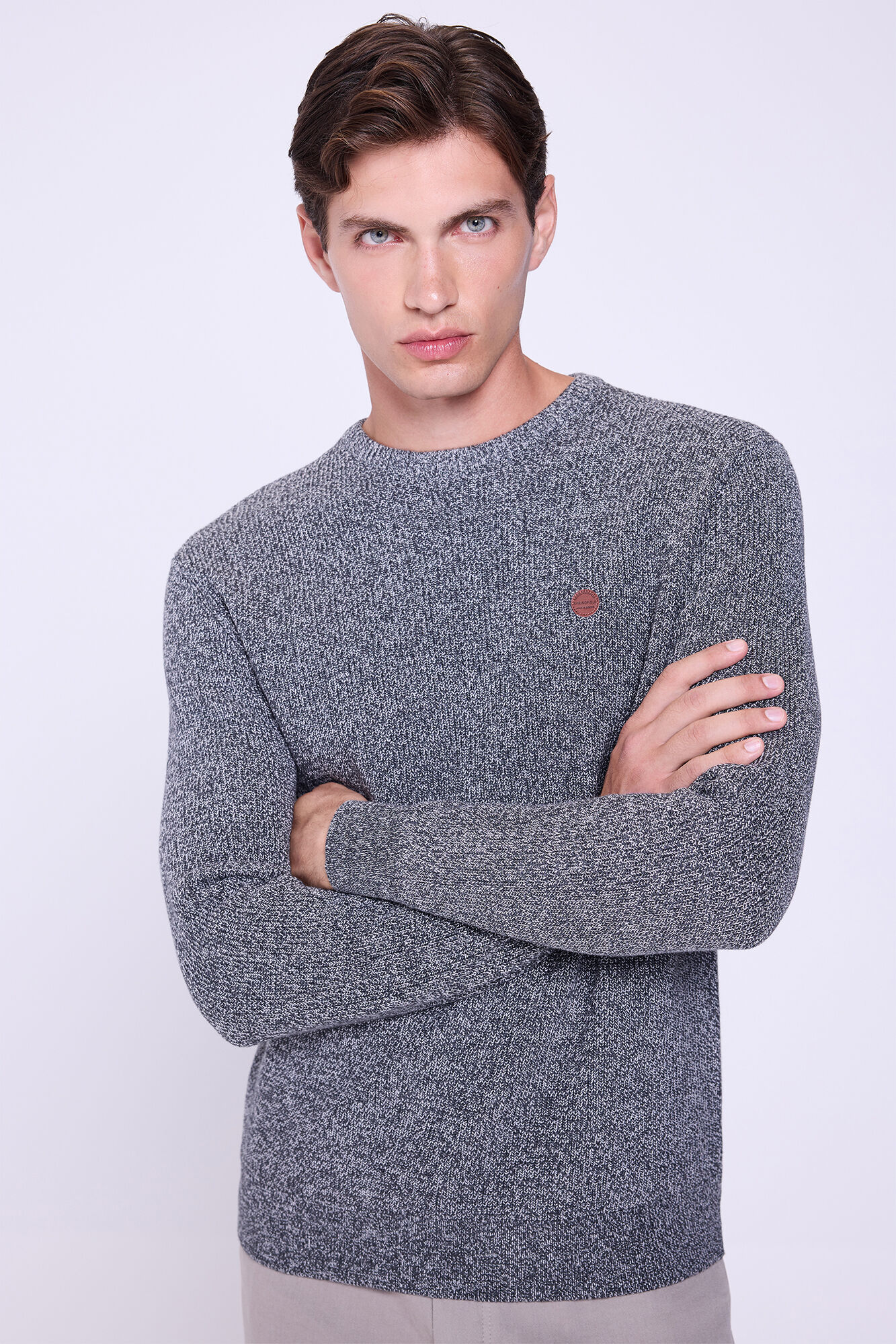 Springfield Camisola b&aacute;sico de gola redonda