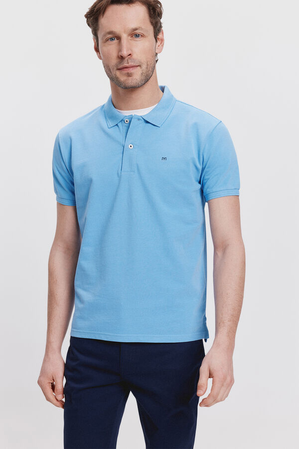 Milano Polo B&aacute;sico Milano Azul